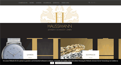 Desktop Screenshot of juwelier-haussmann.de